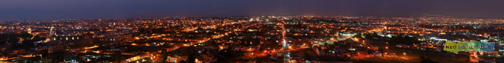 Cholula Night Panorama Panorama