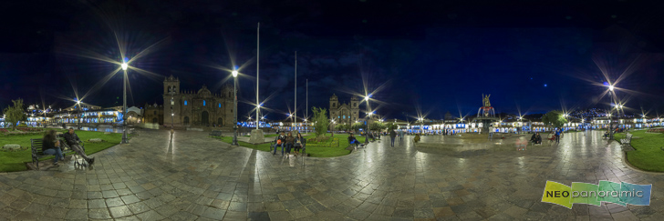 Cusco Plaza De Armas Panorama